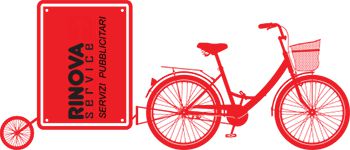 Bicicletta Pubblicitaria Rinova Service Distribuzione Volantini Camion Vela Volantinaggio